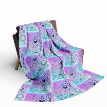 Load image into Gallery viewer, Cosmic Dream Fleece Blanket - Celestial Patterns for Comfort and Style

