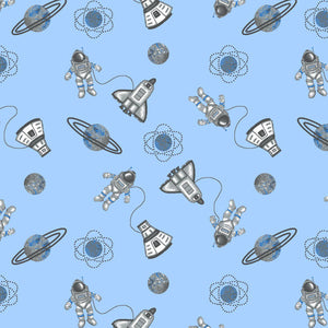 Rockets Comfy Flannel Fabric