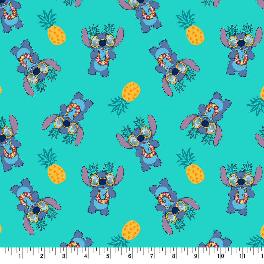 Lilo & Stitch Pineapple Toss Cotton Fabric