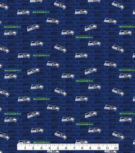 Load image into Gallery viewer, Handmade Placemat Or Table Runner Seahawks Mini
