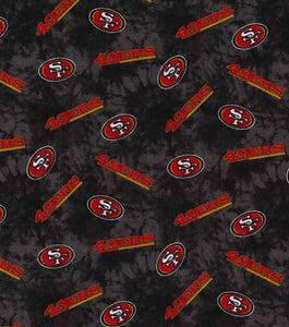 Team Flannel San Francisco 42" Wide Tie Dye Flannel Fabric