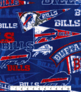 Bills Retro Fleece Fabric