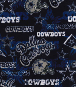 Cowboys Retro Fleece Fabric
