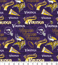 Load image into Gallery viewer, Handmade Placemat Or Table Runner Vikings Retro
