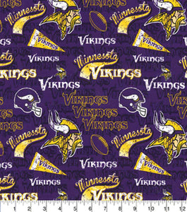 Handmade Placemat Or Table Runner Vikings Retro