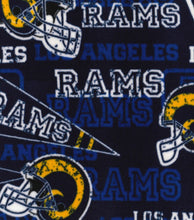 Load image into Gallery viewer, Rams Retro Fleece Fabric
