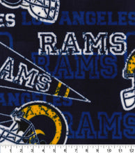 Load image into Gallery viewer, Rams Retro Fleece Fabric
