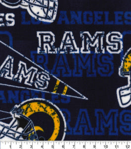 Rams Retro Fleece Fabric