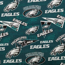 Load image into Gallery viewer, Handmade Valance or Curtain Panel Eagles Flag
