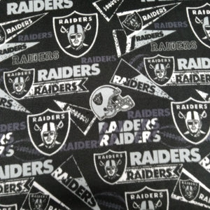 Raiders Retro Fleece Fabric