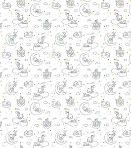 Winnie The Pooh Baby Friends Cotton Fabric