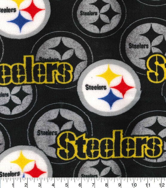 Steelers Velvet Fleece Fabric