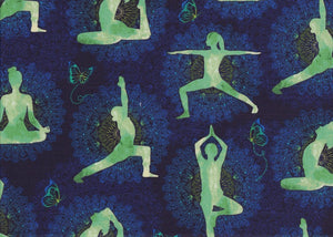 Namaste Yoga Cotton Fabric