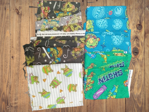 Assorted TMNT Fabric - 1 lb Scrap Bundle