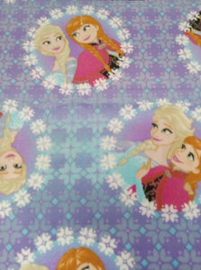 Frozen Sisters Rule Fleece Fabric