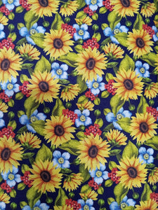Sunflowers Cotton Fabric