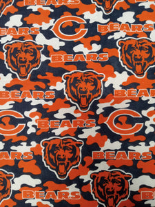Bears Camo Flannel Fabric
