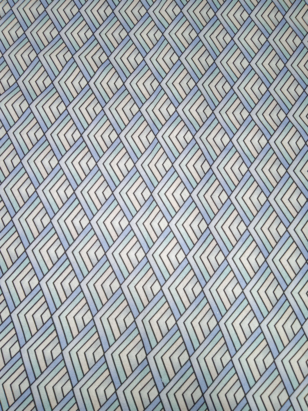 Diamond Pattern Cotton Fabric