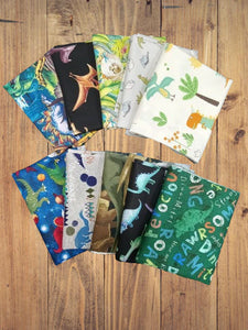 10 Half Yards  - Assorted Dinosaurs Half Yard Bundle