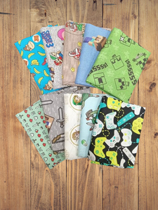 10 Fat Quarters - Assorted Video Game Fat Quarter Bundle