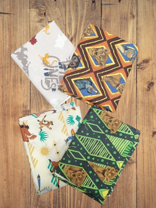 4 Fat Quarters - Assorted Lion Guard Lion King Fat Quarter Bundle