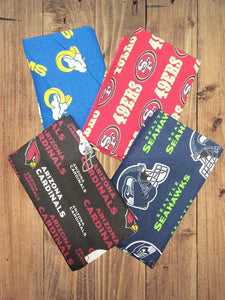 NFC West NFL Cotton Fabric - 1 lb Scrap Bundle