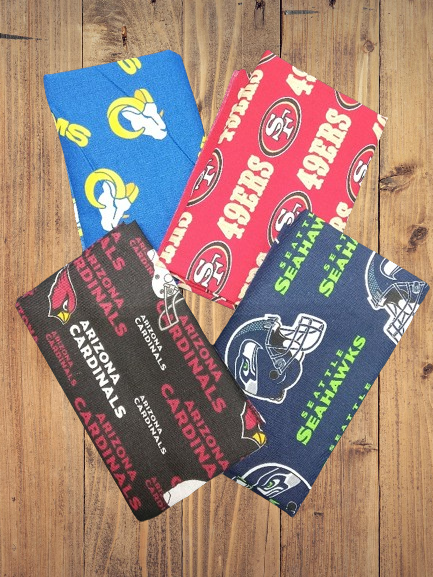 4 Fat Quarters - NFC West NFL Fat Quarter Bundle