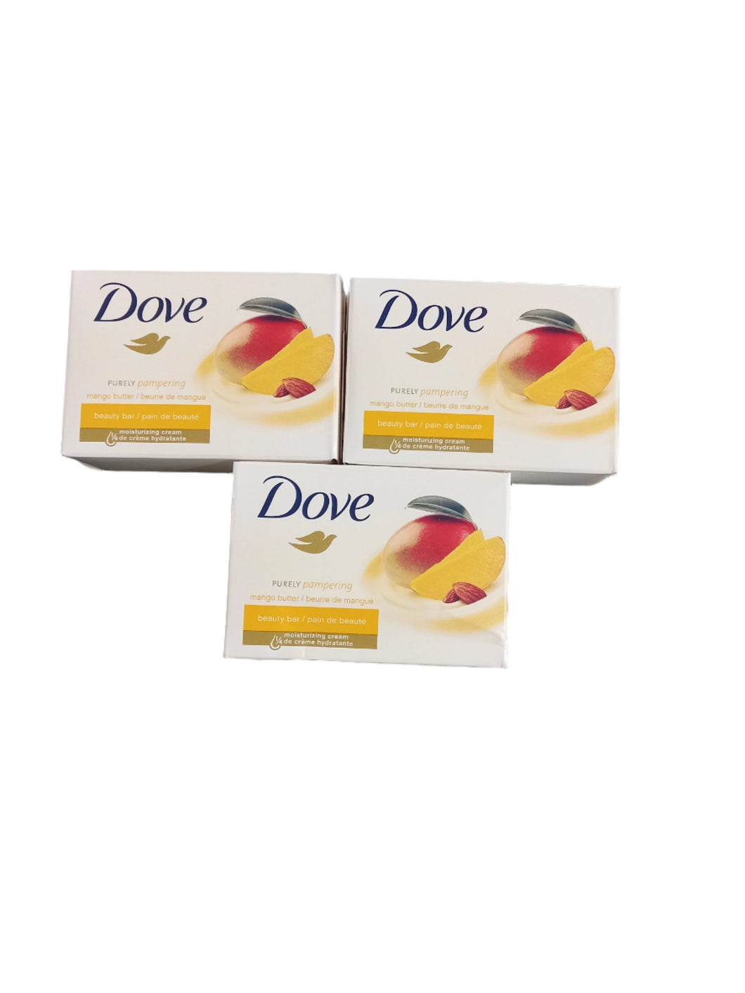 Dove Purely Pampering Mango Butter Soap Bars- 3 pack