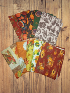 10 Fat Quarters - Assorted Harvest Fat Quarter Bundle