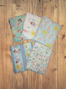 5 Half Yards  -Assorted Pixie Dust Flannel Half Yard Bundle