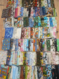 Assorted Novelty Flat Fold Assortment Yard Bundle Cotton Fabric