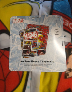 72" x 60" Marvel Avengers No Sew Blanket Kit