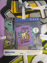 Load image into Gallery viewer, 72&quot; x 60&quot; Disney Monsters Inc Monsters Make the Best Friends No Sew Blanket Kit
