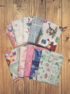 10 Fat Quarters -  Assorted Alice in Wonderland Fat Quarter Bundle