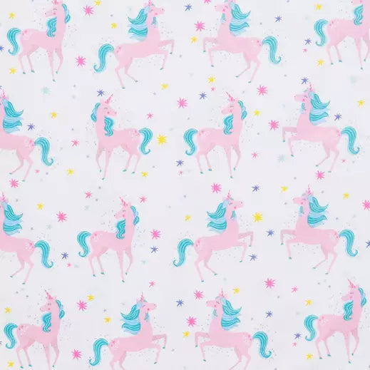 Unicorns Flannel Fabric