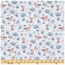 Load image into Gallery viewer, Charming Woodland Cotton Calico Fabric
