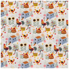 Load image into Gallery viewer, Chicken &amp; Coops Cotton Calico Fabric
