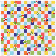 Load image into Gallery viewer, Checkered Fruit Cotton Calico Fabric
