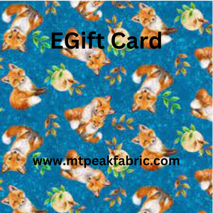 E Gift Cards "Fox" $25,$50, $100, or $200