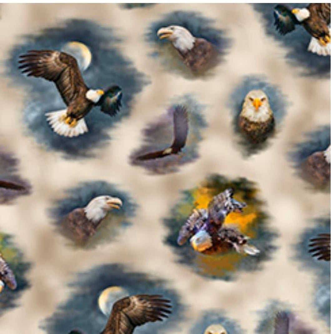 Eagle Dreams Eagle Vignettes Cotton Fabric