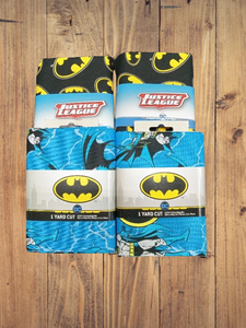 Batman Cotton - 1 Yard Precut Pack of 4