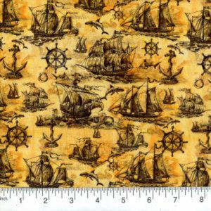 Nautical Allover Cotton Fabric