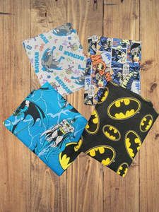 4 Fat Quarters - Assorted Batman Fat Quarter Bundle