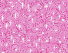 Load image into Gallery viewer, Handmade Placemat Or Table Runner Pink Swirls &amp; North Star
