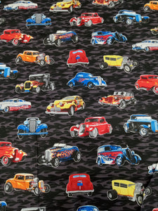 Classic Cars 29" x 44" Fabric Precut