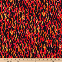 Load image into Gallery viewer, Flames Calico Cotton Fabric
