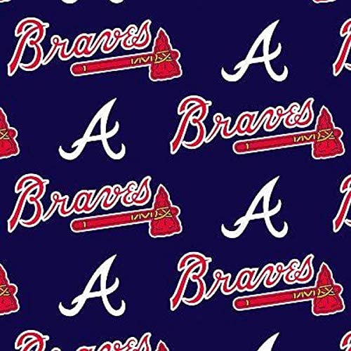 Braves Cotton Fabric Precut