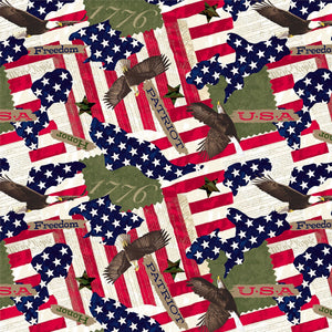 All American People United Cotton Fabric