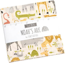 Load image into Gallery viewer, Quilting/ Craft Bundle Noah&#39;s Ark Charm Pack 5&quot; Squares 42 pieces
