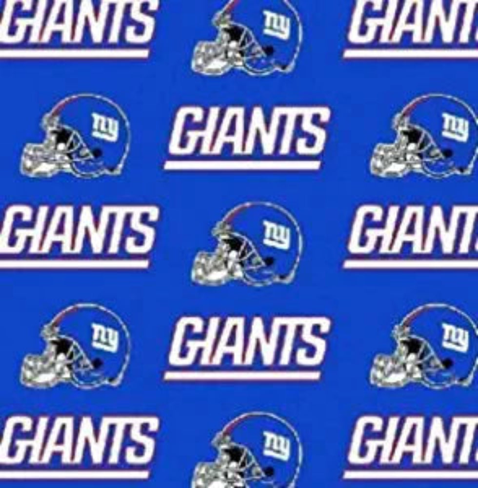 Handmade Valance or Curtain Panel NY Giants